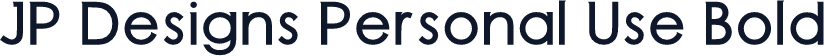 JP Designs Personal Use Bold