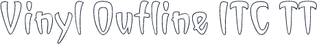 Vinyl Outline ITC TT
