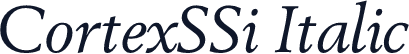 CortexSSi Italic