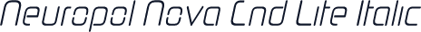 Neuropol Nova Cnd Lite Italic
