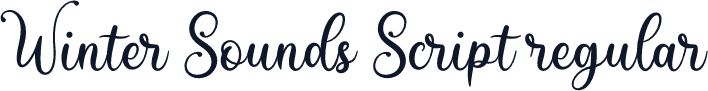 Winter Sounds Script regular