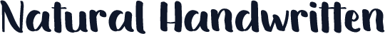 Natural Handwritten