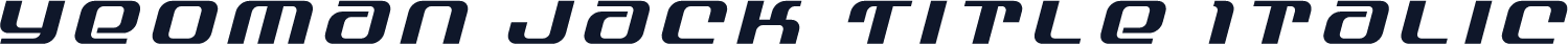 Yeoman Jack Title Italic