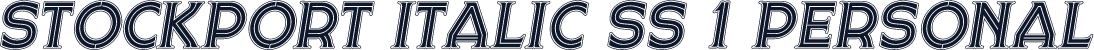 Stockport Italic SS 1 Personal