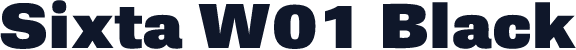 Sixta W01 Black