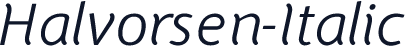 Halvorsen-Italic