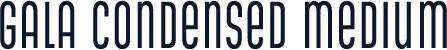 Gala Condensed Medium