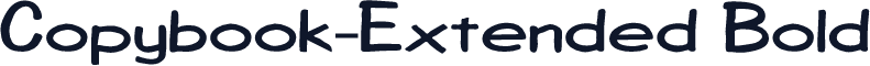 Copybook-Extended Bold
