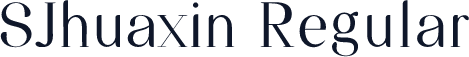 SJhuaxin Regular