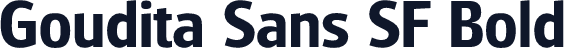 Goudita Sans SF Bold