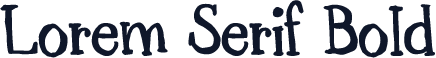 Lorem Serif Bold