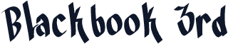 Blackbook 3rd