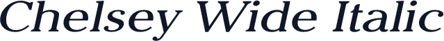 Chelsey Wide Italic