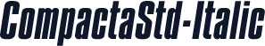 CompactaStd-Italic