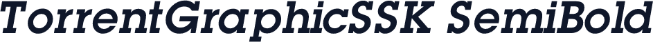 TorrentGraphicSSK SemiBold