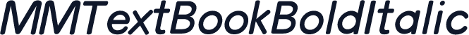 MMTextBookBoldItalic