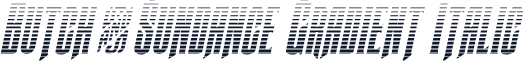 Butch & Sundance Gradient Italic