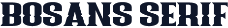 Bosans Serif