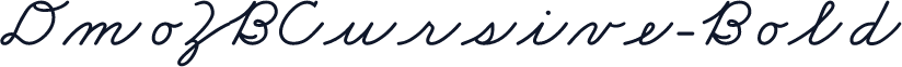 DmoZBCursive-Bold
