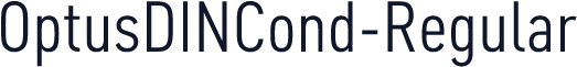 OptusDINCond-Regular