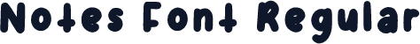 Notes Font Regular