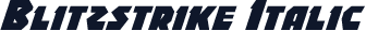 Blitzstrike Italic