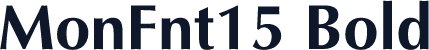 MonFnt15 Bold