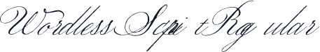 Wordless Script Regular