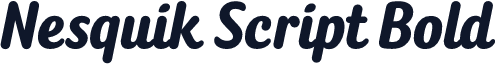 Nesquik Script Bold