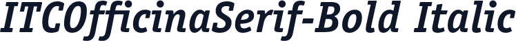 ITCOfficinaSerif-Bold Italic