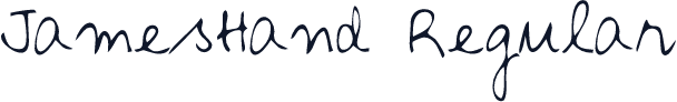JamesHand Regular