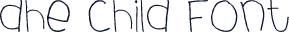 dhe child font