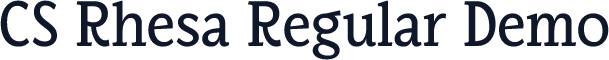CS Rhesa Regular Demo