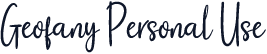 Geofany Personal Use