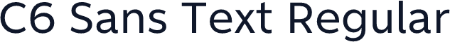 C6 Sans Text Regular