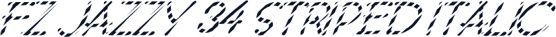 FZ JAZZY 34 STRIPED ITALIC