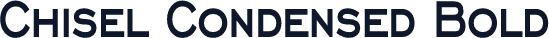 Chisel Condensed Bold