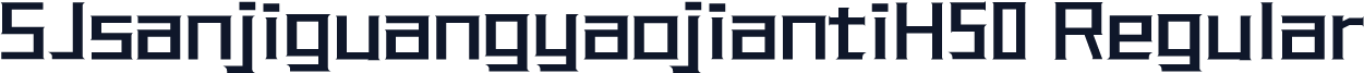 SJsanjiguangyaojiantiH50 Regular