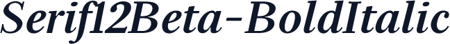 Serif12Beta-BoldItalic