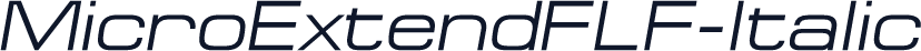 MicroExtendFLF-Italic