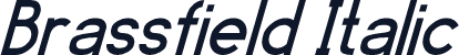 Brassfield Italic