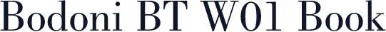 Bodoni BT W01 Book