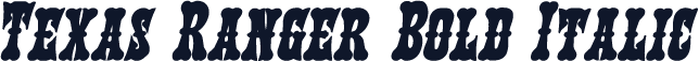 Texas Ranger Bold Italic