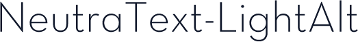 NeutraText-LightAlt