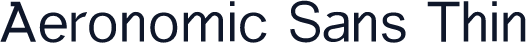 Aeronomic Sans Thin