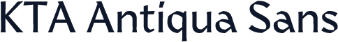 KTA Antiqua Sans