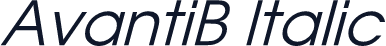AvantiB Italic