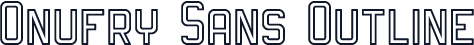 Onufry Sans Outline