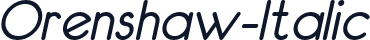 Orenshaw-Italic