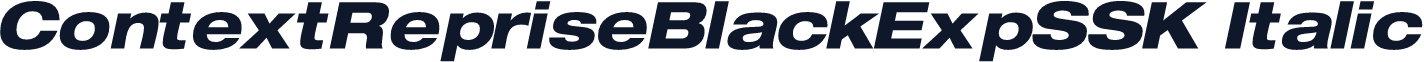 ContextRepriseBlackExpSSK Italic